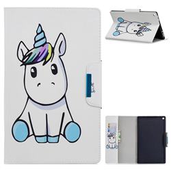 Blue Unicorn Folio Flip Stand Leather Wallet Case for Amazon Fire HD 10(2015)