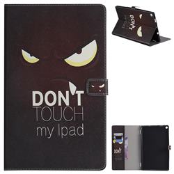 Angry Eyes Folio Flip Stand Leather Wallet Case for Amazon Fire HD 10 (2017)