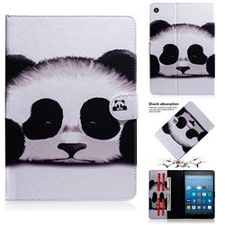 Sleeping Panda Painting Tablet Leather Wallet Flip Cover for Amazon Fire HD 8(2015)