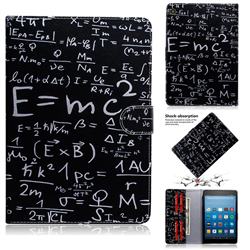 Math Formula Painting Tablet Leather Wallet Flip Cover for Amazon Fire HD 8(2015)
