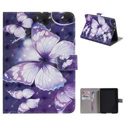 Pink Butterfly 3D Painted Tablet Leather Wallet Case for Amazon Kindle Paperwhite 1 2 3