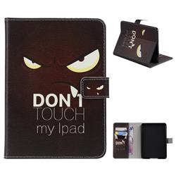 Angry Eyes Folio Flip Stand Leather Wallet Case for Amazon Kindle Paperwhite 1 2 3