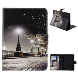 City Night iew Folio Flip Stand Leather Wallet Case for Amazon Kindle Paperwhite 1 2 3