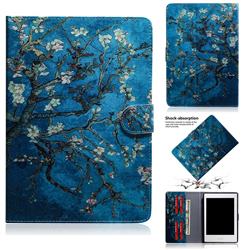 Apricot Tree Painting Tablet Leather Wallet Flip Cover for Amazon Kindle Paperwhite 1 2 3