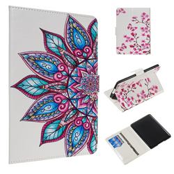 Mandala Flower Smooth Leather Tablet Wallet Case for Amazon Kindle Paperwhite 1 2 3