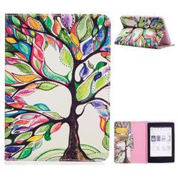 The Tree of Life Folio Stand Leather Wallet Case for Amazon Kindle Paperwhite (2018)