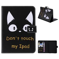 Cat Ears Folio Flip Stand Leather Wallet Case for Amazon Kindle Paperwhite (2018)