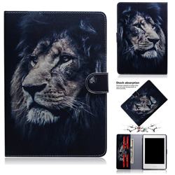 Lion Face Painting Tablet Leather Wallet Flip Cover for Amazon Kindle Paperwhite (2018)
