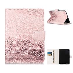 Glittering Rose Folio Flip Stand PU Leather Wallet Case for Amazon Kindle Paperwhite (2018)