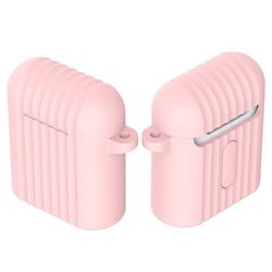 Shockproof Anti-fall Antifouling Silicone Protective Case for Apple AirPods - Pink