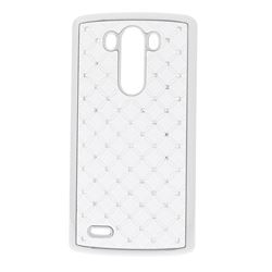 Starry Sky Rhinestone Hard Case for LG G3 D850 D855 LS990 - White