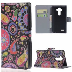 Colorful Cartoon Flower Leather Case for LG G4 H810 VS999 F500