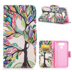 The Tree of Life Leather Wallet Case for LG G6