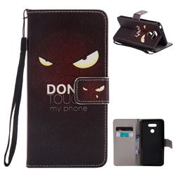 Angry Eyes PU Leather Wallet Case for LG G6