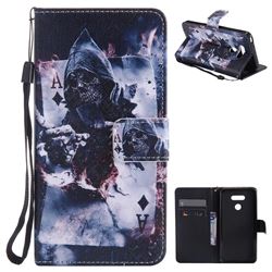 Skull Magician PU Leather Wallet Case for LG G6