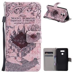 Castle The Marauders Map PU Leather Wallet Case for LG G6