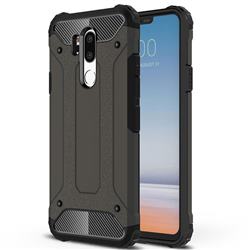 King Kong Armor Premium Shockproof Dual Layer Rugged Hard Cover for LG G7 ThinQ - Bronze