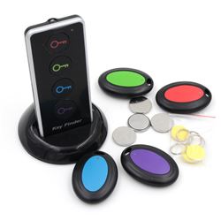Smart Remote Wireless Key Finder with LED Flashlight, 1 Transmitter and 4 Receivers
