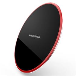 R-JUST Ultra-Thin Fast Charge Qi Wireless Charging Pad Red