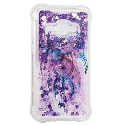Retro Wind Chimes Dynamic Liquid Glitter Sand Quicksand Star TPU Case for Samsung Galaxy J1 2016 J120