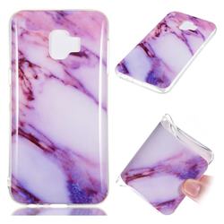 Purple Soft TPU Marble Pattern Case for Samsung Galaxy J2 Core