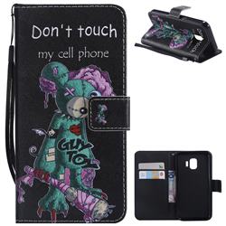 One Eye Mice PU Leather Wallet Case for Samsung Galaxy J2 Core