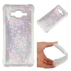 Dynamic Liquid Glitter Sand Quicksand Star TPU Case for Samsung Galaxy J2 Prime G532 - Pink