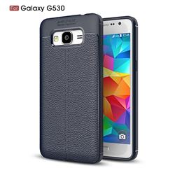 Luxury Auto Focus Litchi Texture Silicone TPU Back Cover for Samsung Galaxy J2 Prime G532 - Black