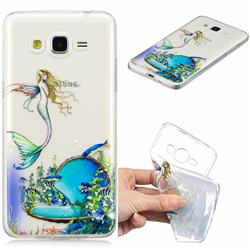 Mermaid Clear Varnish Soft Phone Back Cover for Samsung Galaxy J2 Prime G532