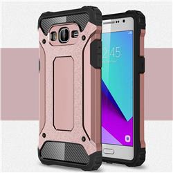 King Kong Armor Premium Shockproof Dual Layer Rugged Hard Cover for Samsung Galaxy J2 Prime G532 - Rose Gold