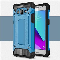 King Kong Armor Premium Shockproof Dual Layer Rugged Hard Cover for Samsung Galaxy J2 Prime G532 - Sky Blue