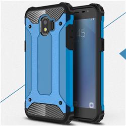 King Kong Armor Premium Shockproof Dual Layer Rugged Hard Cover for Samsung Galaxy J2 Pro (2018) - Sky Blue