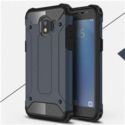 King Kong Armor Premium Shockproof Dual Layer Rugged Hard Cover for Samsung Galaxy J2 Pro (2018) - Navy