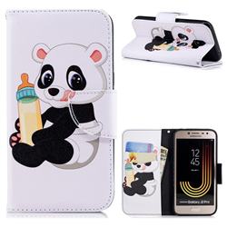 Baby Panda Leather Wallet Case for Samsung Galaxy J2 Pro (2018)