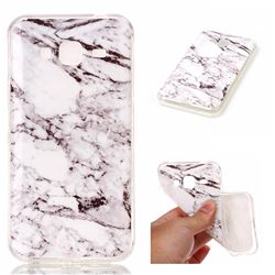 White Soft TPU Marble Pattern Case for Samsung Galaxy J3