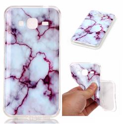 Bloody Lines Soft TPU Marble Pattern Case for Samsung Galaxy J3