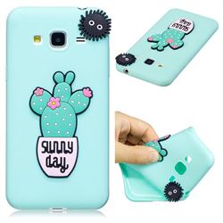 Cactus Flower Soft 3D Silicone Case for Samsung Galaxy J3 2016 J320
