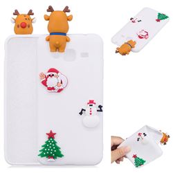 White Elk Christmas Xmax Soft 3D Silicone Case for Samsung Galaxy J3 2016 J320