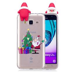 Christmas Spree Soft 3D Climbing Doll Soft Case for Samsung Galaxy J3 2016 J320