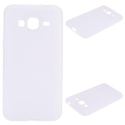 Candy Soft Silicone Protective Phone Case for Samsung Galaxy J3 2016 J320 - White