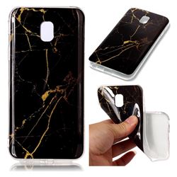 Black Gold Soft TPU Marble Pattern Case for Samsung Galaxy J3 2017 J330 Eurasian