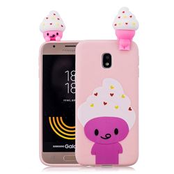 Ice Cream Man Soft 3D Climbing Doll Soft Case for Samsung Galaxy J3 2017 J330 Eurasian