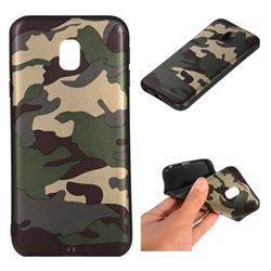 Camouflage Soft TPU Back Cover for Samsung Galaxy J3 2017 J330 Eurasian - Gold Green