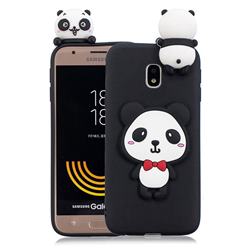 Red Bow Panda Soft 3D Climbing Doll Soft Case for Samsung Galaxy J3 2017 J330 Eurasian