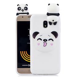 Smiley Panda Soft 3D Climbing Doll Soft Case for Samsung Galaxy J3 2017 J330 Eurasian