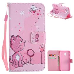 Cats and Bees PU Leather Wallet Case for Samsung Galaxy J3 2017 J330 Eurasian