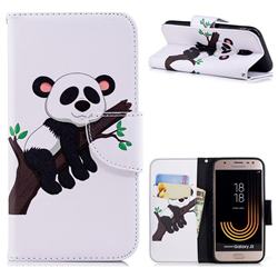 Tree Panda Leather Wallet Case for Samsung Galaxy J3 2017 J330 Eurasian