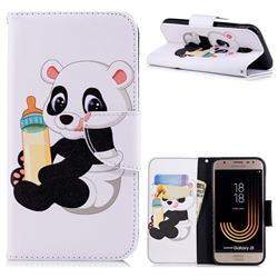 Baby Panda Leather Wallet Case for Samsung Galaxy J3 2017 J330 Eurasian