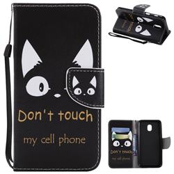 Cat Ears PU Leather Wallet Case for Samsung Galaxy J3 (2018)