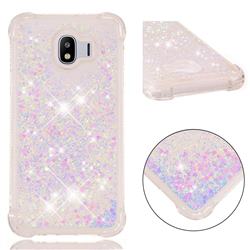 Dynamic Liquid Glitter Sand Quicksand Star TPU Case for Samsung Galaxy J4 (2018) SM-J400F - Pink